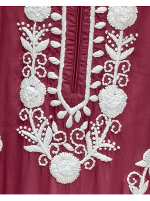 Satin Modal Ladies Set with Zardozi Work